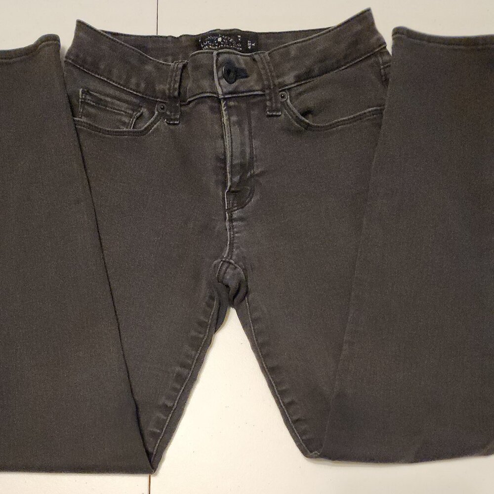 LUCKY BRAND Women's Sasha Super Skinny Black Stretch Jeans Size 4/27 A